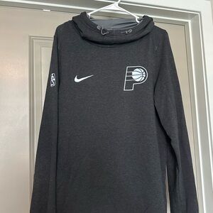 Nike Pacers Charcoal Dri-FIT Hoodie with NBA Logo